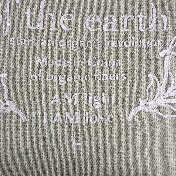 Of The Earth Green Organic Cotton Azlon Stretch Fit & Flare Midi Skirt - Picture 6 of 8